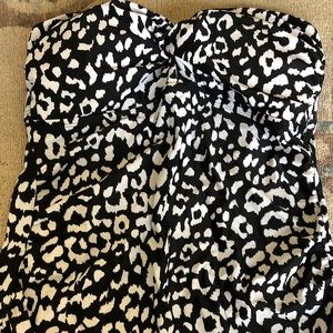 Twist front bandeau tankini top